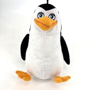 Penguins Of Madagascar Penguin Plush 2011 Viacom 14 Inch Nickelodeon Sewn Eyes